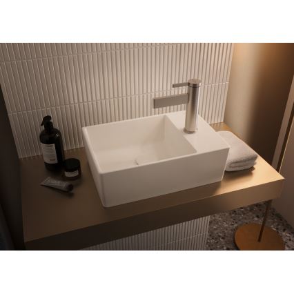 Villeroy & Boch 68100001 - Bonde de lavabo blanche/chrome brillant