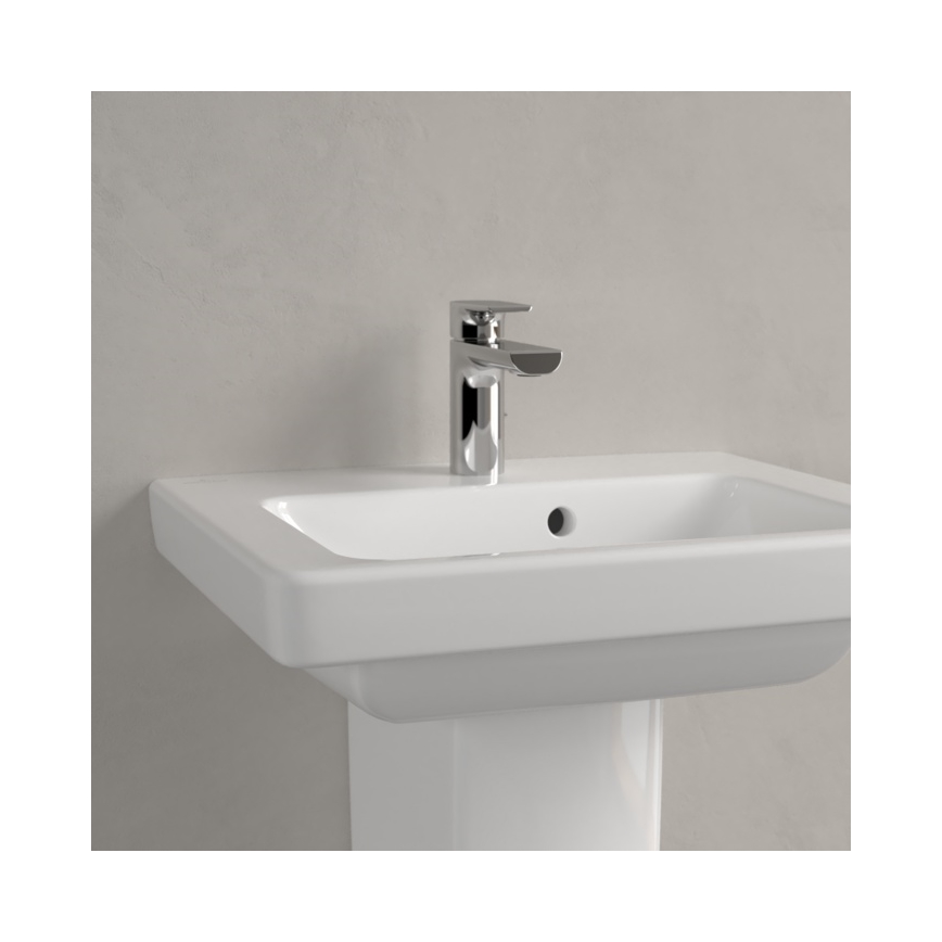 Villeroy & Boch 73155001 - Lavabo suspendu SUBWAY 2.0 50x40 cm, céramique/blanc