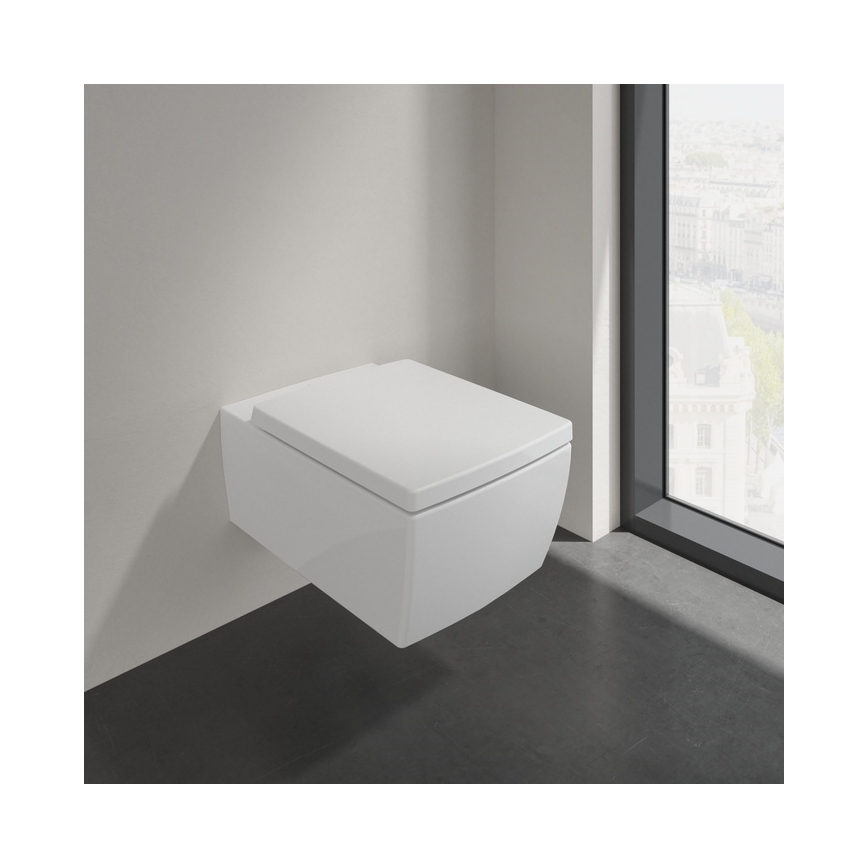 Villeroy & Boch 8M24S101 - Toiletzitting SoftClose MEMENTO 2.0 wit