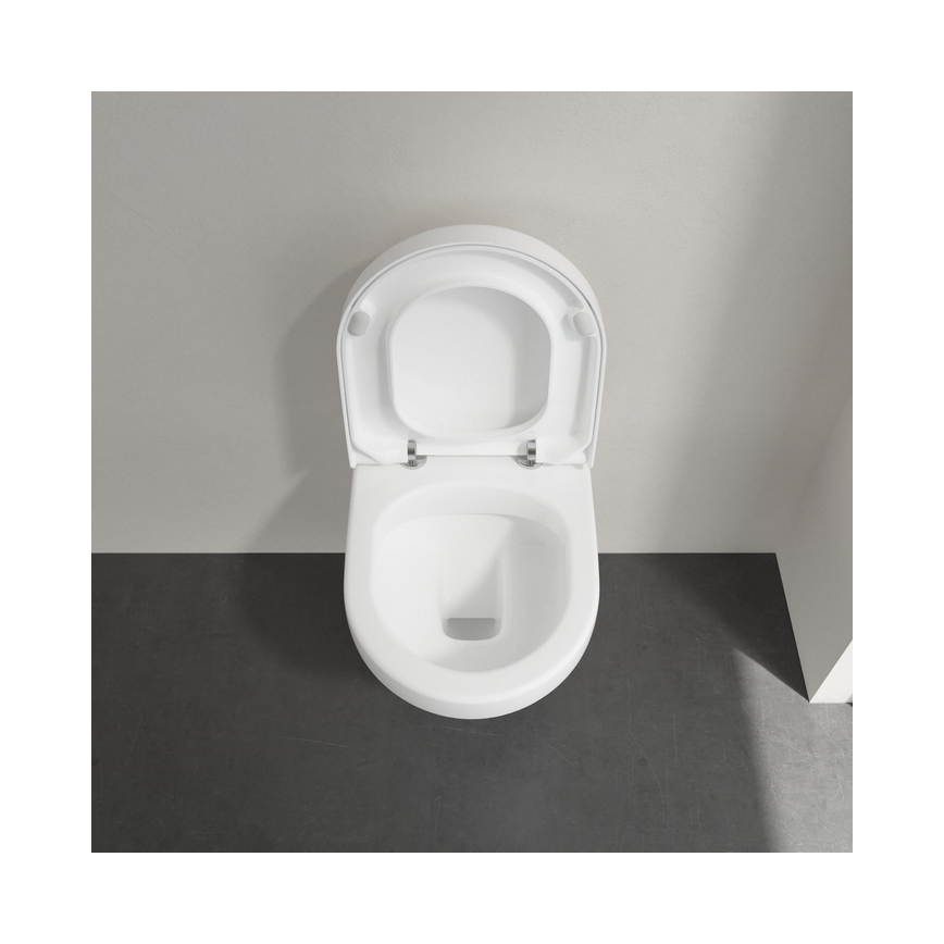 Villeroy & Boch 8M42S101 - Toiletzitting SoftClose SUBWAY 3.0 wit