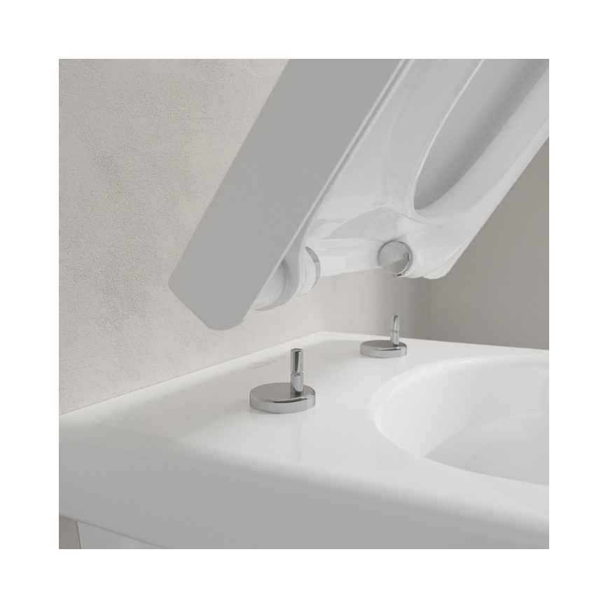 Villeroy & Boch 8M42S101 - Toiletzitting SoftClose SUBWAY 3.0 wit