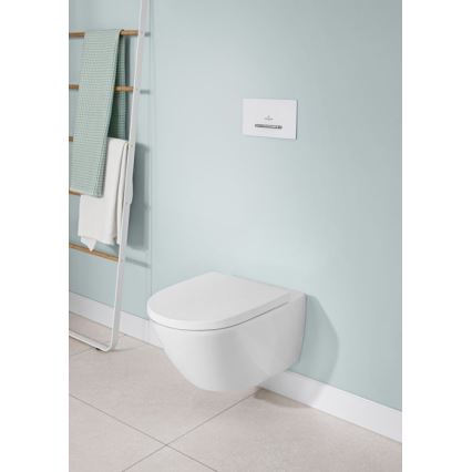 Villeroy & Boch 92216168 - Bouton de commande VICONNECT blanc/chrome brillant
