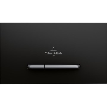 Villeroy & Boch 922169AN - VICONNECT spoelknop mat zwart/mat chroom