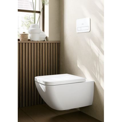 Villeroy & Boch 922400RE - Bouton-poussoir de chasse VICONNECT blanc brillant