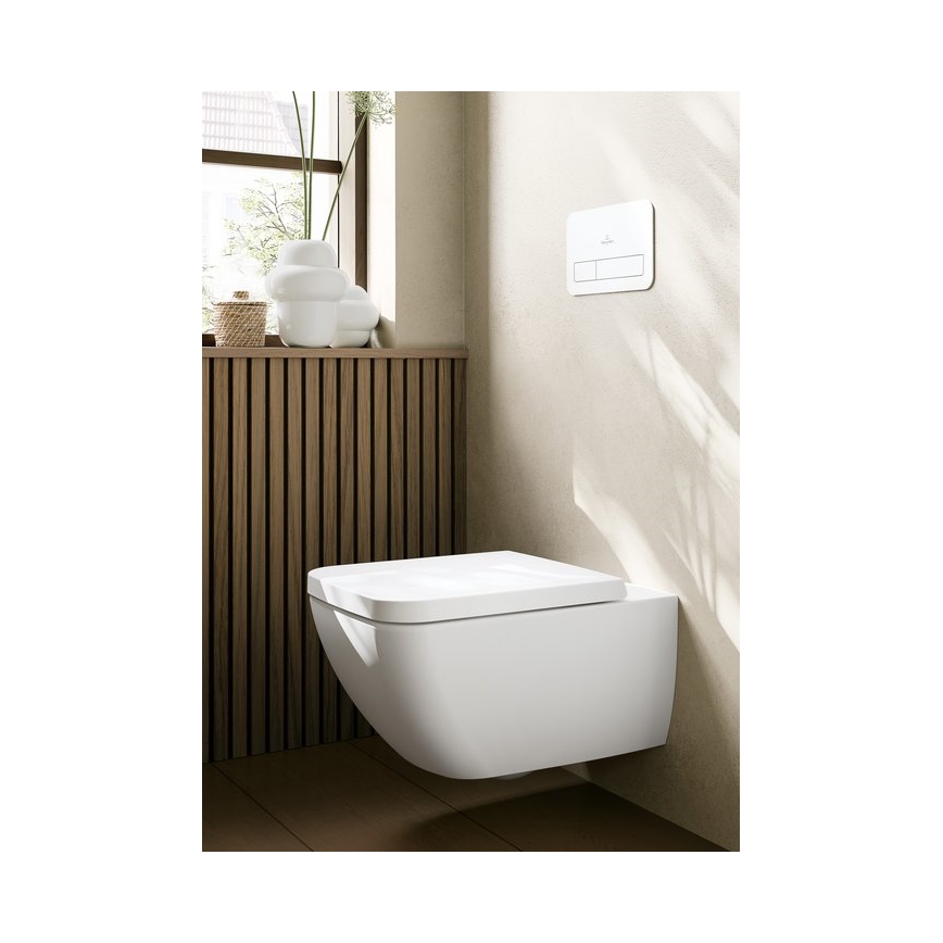 Villeroy & Boch 922400RE - Bouton-poussoir de chasse VICONNECT blanc brillant