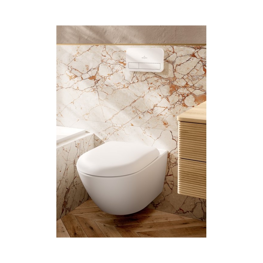 Villeroy & Boch 922400RE - Spoelknop VICONNECT hoogglans wit