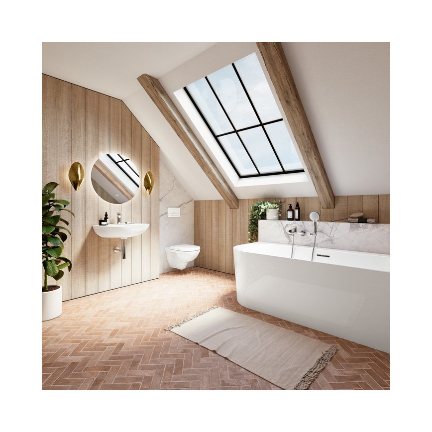 Villeroy & Boch 922400RE - Spoelknop VICONNECT hoogglans wit