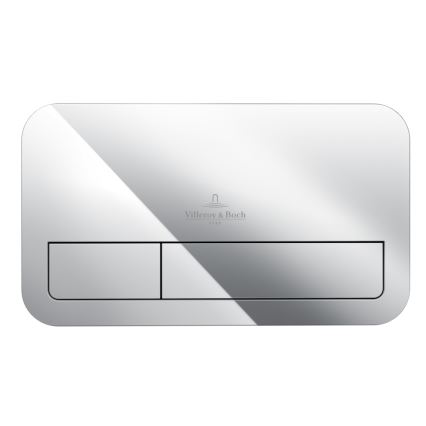 Villeroy & Boch 92249061 - Bouton de chasse VICONNECT chrome brillant
