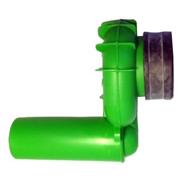 Villeroy & Boch 93260000 - Siphon d'urinoir à évacuation arrière, vert