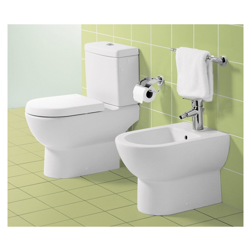 Villeroy & Boch 9M55S101 - Toiletzitting SoftClose SUBWAY wit