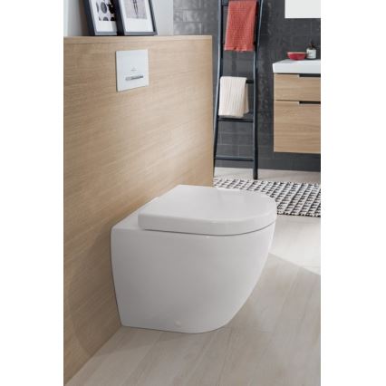 Villeroy & Boch 9M68S101 - Abattant de WC SoftClose SUBWAY 2.0 blanc