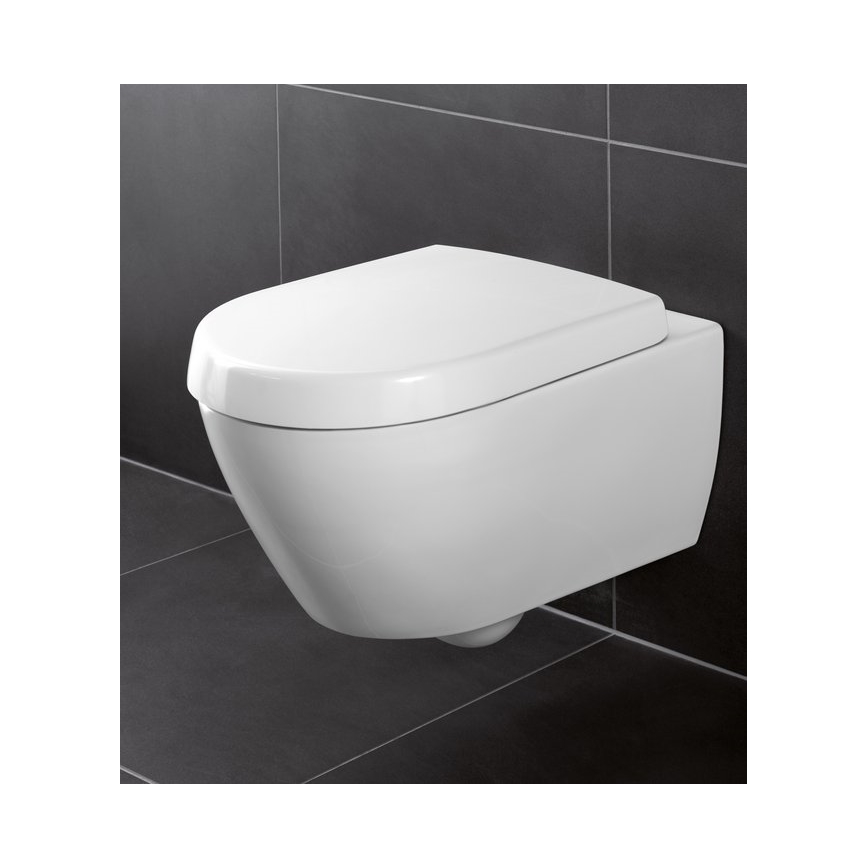 Villeroy & Boch 9M68S101 - Abattant de WC SoftClose SUBWAY 2.0 blanc