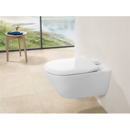 Villeroy & Boch 9M78S101 - Toiletzitting SoftClose SUBWAY 2.0 wit