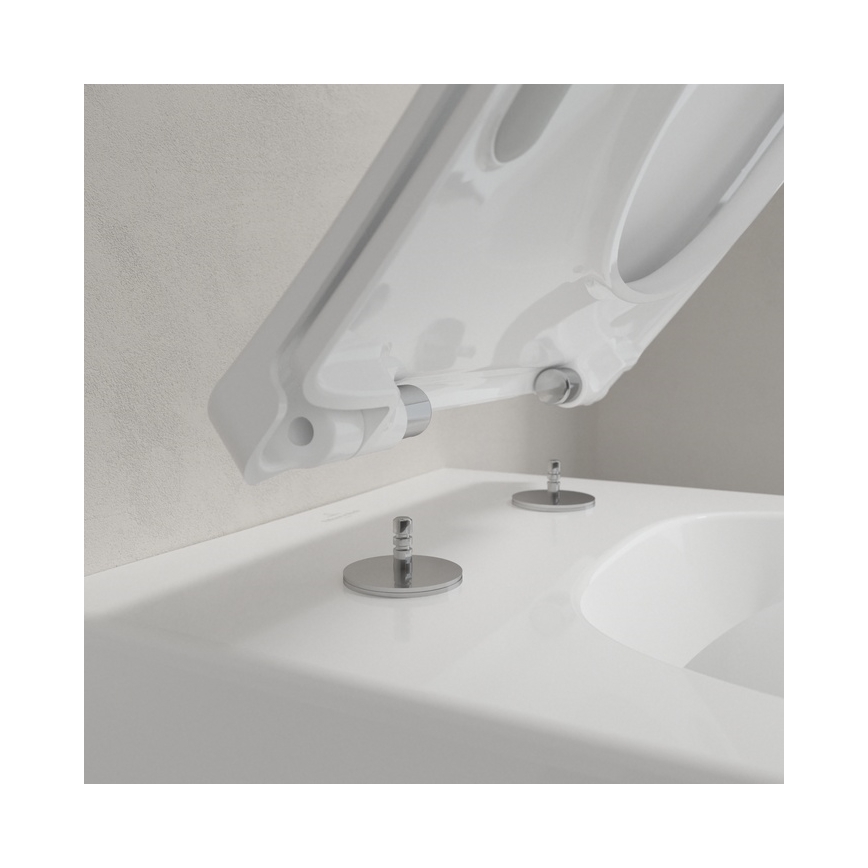 Villeroy & Boch 9M80S101 - Toiletzitting SoftClose VENTICELLO wit