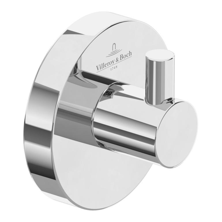 Villeroy & Boch TVA15101100061 - Crochet mural ELEMENTS, finition chrome brillant