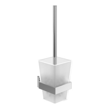 Villeroy & Boch TVA15201700061 - Brosse WC murale ELEMENTS verre/chrome brillant