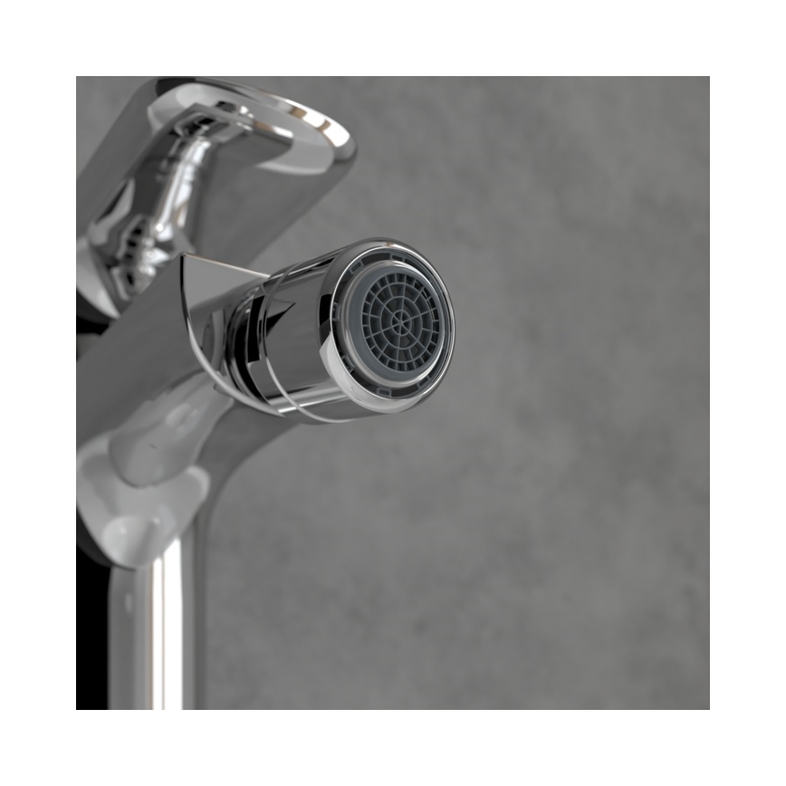 Villeroy & Boch TVB10420111061 - Bidetkraan O.NOVO met afvoer, glanzend chroom