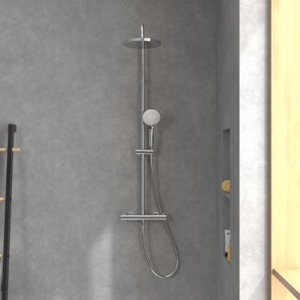 Villeroy & Boch TVS10900200061 - Ensemble de douche avec mitigeur UNIVERSAL, fini chromé brillant