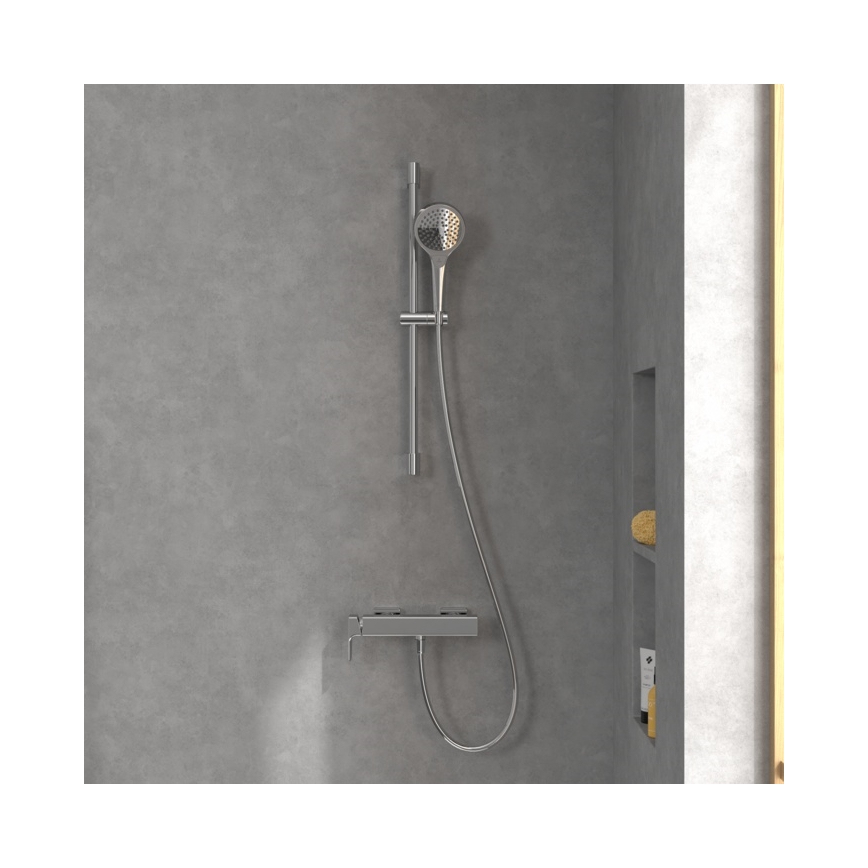 Villeroy & Boch TVS11200100061 - Mitigeur de douche SUBWAY 3.0, chrome brillant