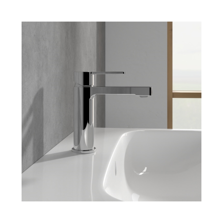 Villeroy & Boch TVW10300400161 - Mitigeur pour lavabo ARCHITECTURA 16,4 cm chrome brillant
