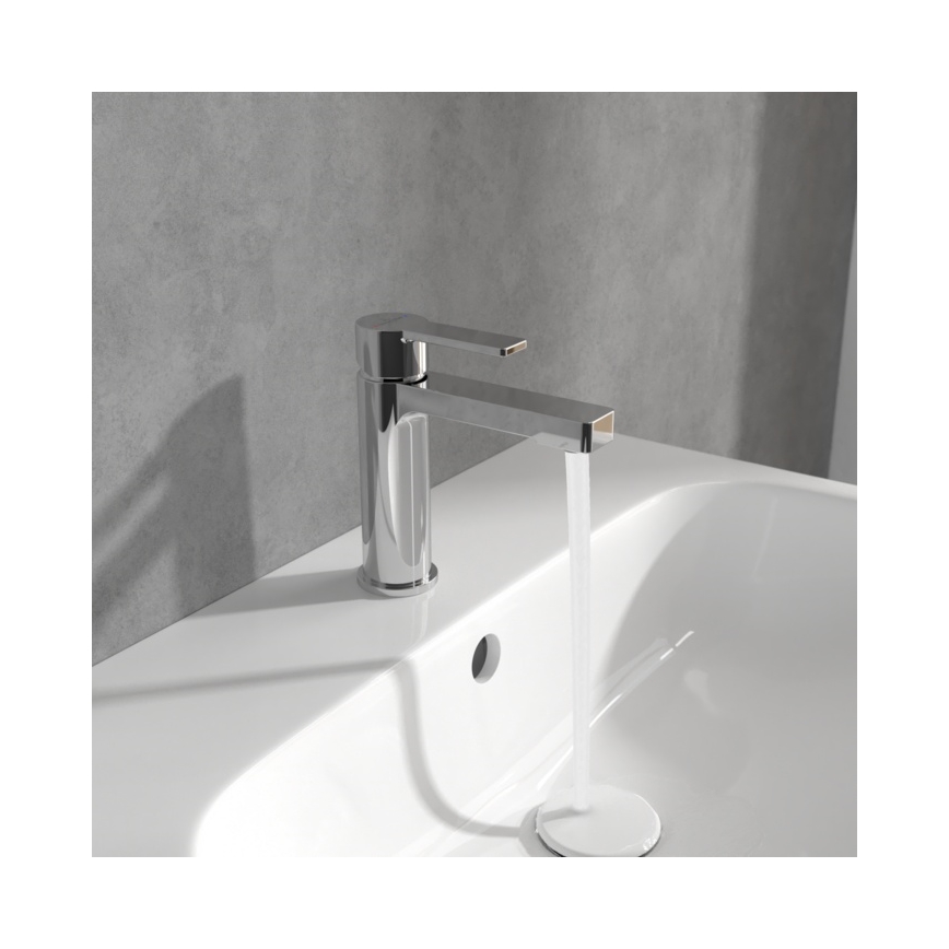 Villeroy & Boch TVW10300400161 - Mitigeur pour lavabo ARCHITECTURA 16,4 cm chrome brillant