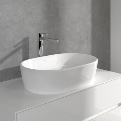 Villeroy & Boch TVW10300500061 - Mitigeur pour lavabo + bonde ARCHITECTURA 32,9 cm chromé brillant