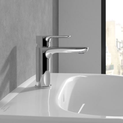 Villeroy & Boch TVW10400300161 - Wastafelkraan O.NOVO 15,5 cm glanzend chroom