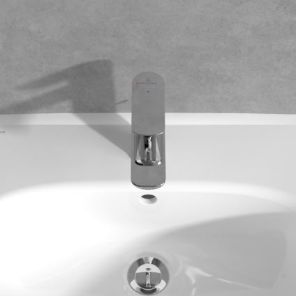 Villeroy & Boch TVW10400400161 - Wastafelmengkraan O.NOVO 15,5 cm glanzend chroom