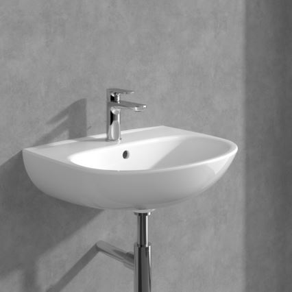Villeroy & Boch TVW10400400161 - Wastafelmengkraan O.NOVO 15,5 cm glanzend chroom