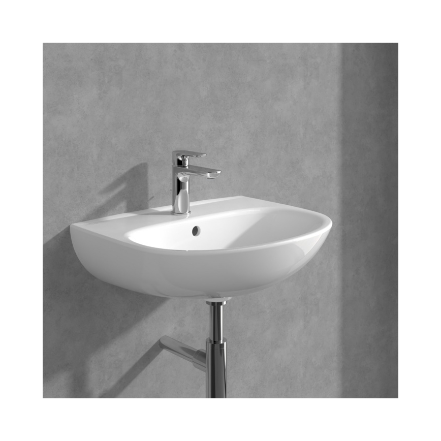 Villeroy & Boch TVW10400400161 - Wastafelmengkraan O.NOVO 15,5 cm glanzend chroom