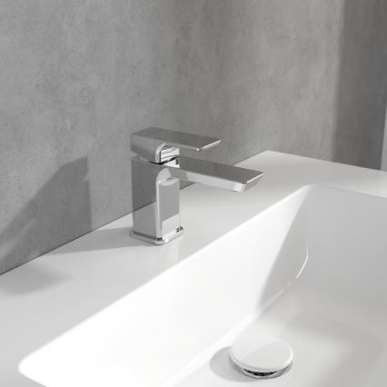 Villeroy & Boch TVW11200100161 - Wastafelmengkraan SUBWAY 3.0 12,5 cm glanzend chroom