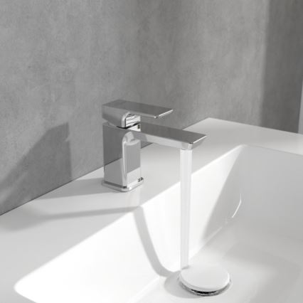 Villeroy & Boch TVW11200100161 - Wastafelmengkraan SUBWAY 3.0 12,5 cm glanzend chroom