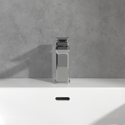 Villeroy & Boch TVW11200300061 - Mitigeur pour lavabo SUBWAY 15,5 cm chromé brillant