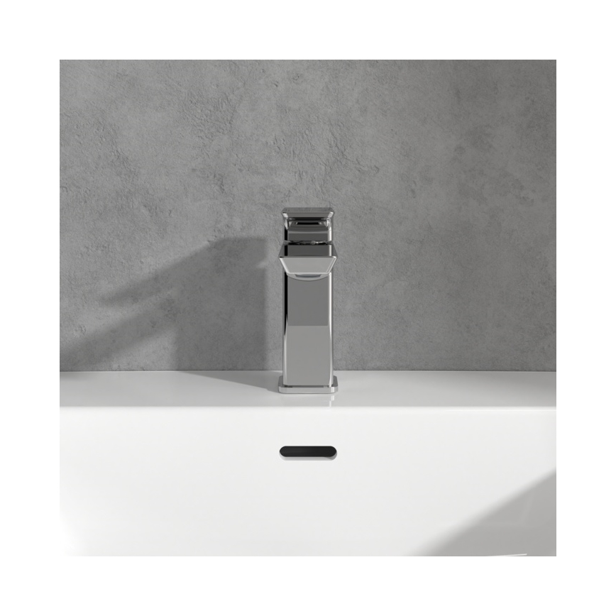 Villeroy & Boch TVW11200300061 - Mitigeur pour lavabo SUBWAY 15,5 cm chromé brillant