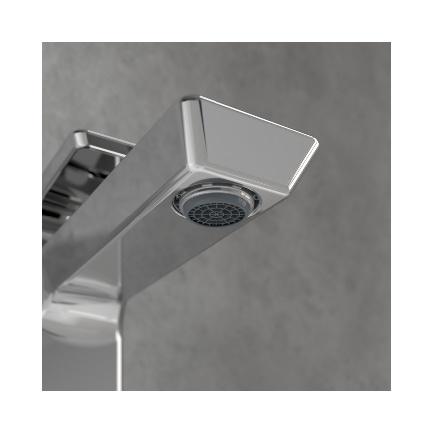 Villeroy & Boch TVW11200300061 - Mitigeur pour lavabo SUBWAY 15,5 cm chromé brillant