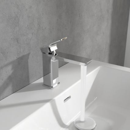 Villeroy & Boch TVW11200300061 - Wastafelmengkraan SUBWAY 15,5 cm glanzend chroom