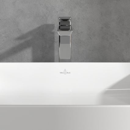 Villeroy & Boch TVW11200400061 - Mitigeur pour lavabo SUBWAY 3.0 29,5 cm, chrome brillant