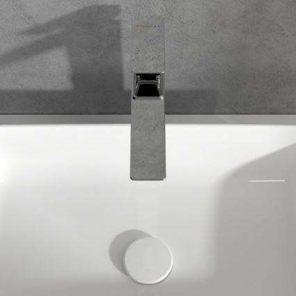 Villeroy & Boch TVW11200400061 - Mitigeur pour lavabo SUBWAY 3.0 29,5 cm, chrome brillant