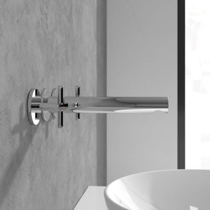 Villeroy & Boch TVZ10601200061 - Mitigeur de lavabo LOOP&FRIENDS, finition chrome brillant