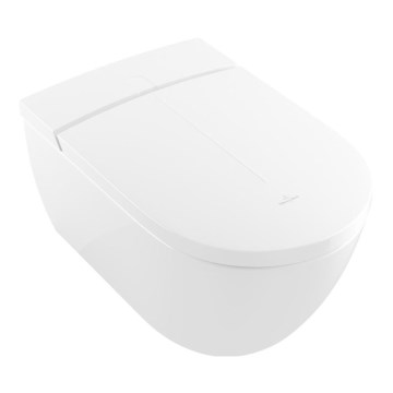Villeroy & Boch V0E100R1 - Bidet suspendu avec abattant SoftClose VICLEAN céramique/blanc +télécommande