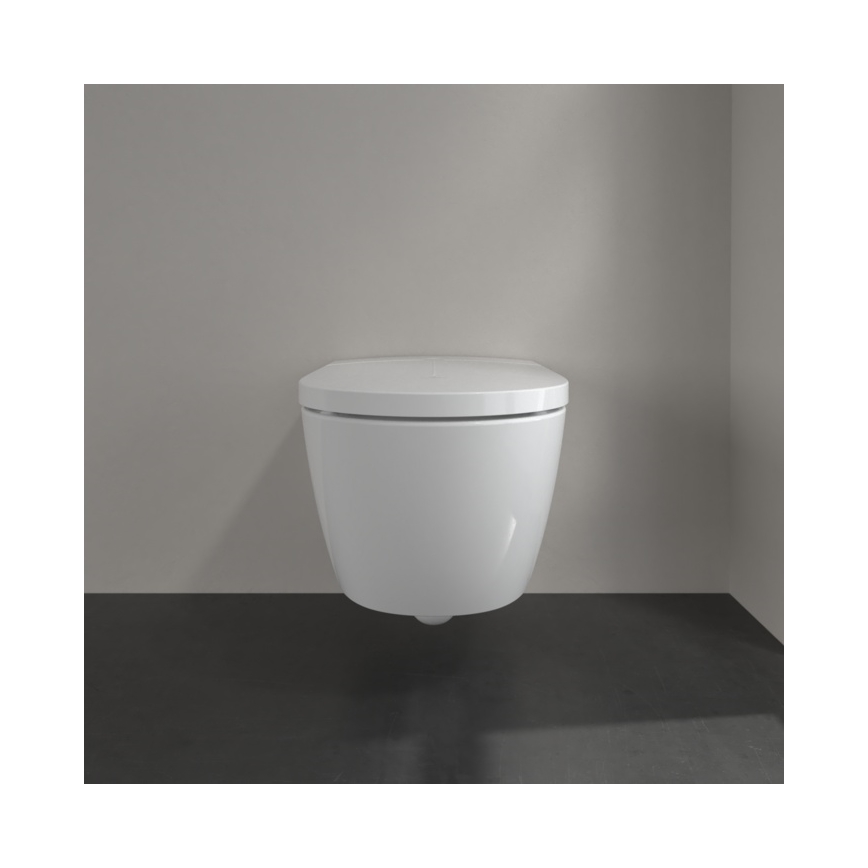 Villeroy & Boch V0E100R1 - Wandhangend bidet met SoftClose bidetzitting VICLEAN keramiek/wit + afstandsbediening