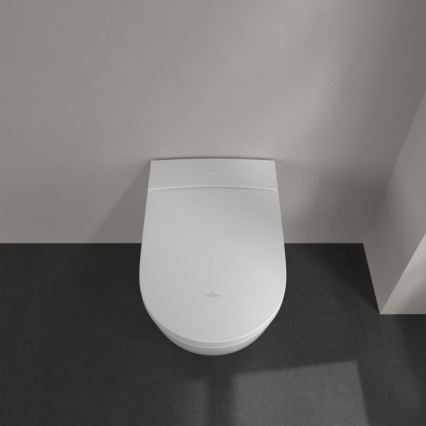 Villeroy & Boch V0E100R1 - Wandhangend bidet met SoftClose bidetzitting VICLEAN keramiek/wit + afstandsbediening