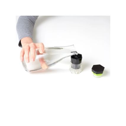 Vitility - 5-in-1 pillenverdeler en -snijder zwart