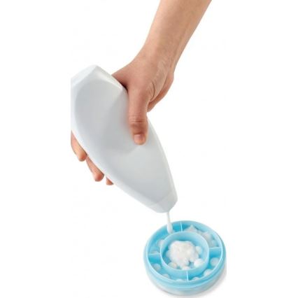 Vitility - Aanbrenger voor douchegel/bodylotion wit/blauw