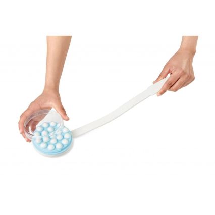 Vitility - Aanbrenger voor douchegel/bodylotion wit/blauw