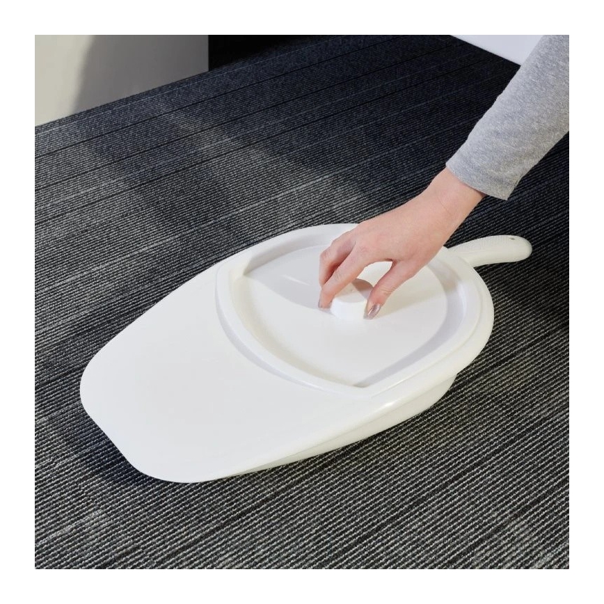 Vitility - Bedtoilet met deksel, wit