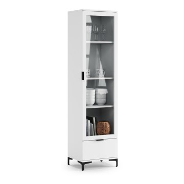 Vitrine LORA blanc