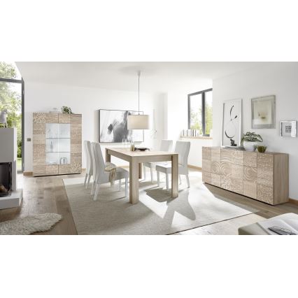 Vitrinekast ARIA sonoma eik