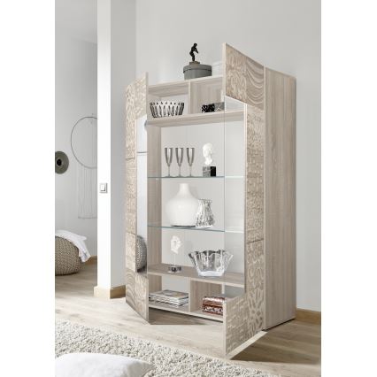 Vitrinekast ARIA sonoma eik