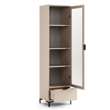 Vitrinekast LORA beige